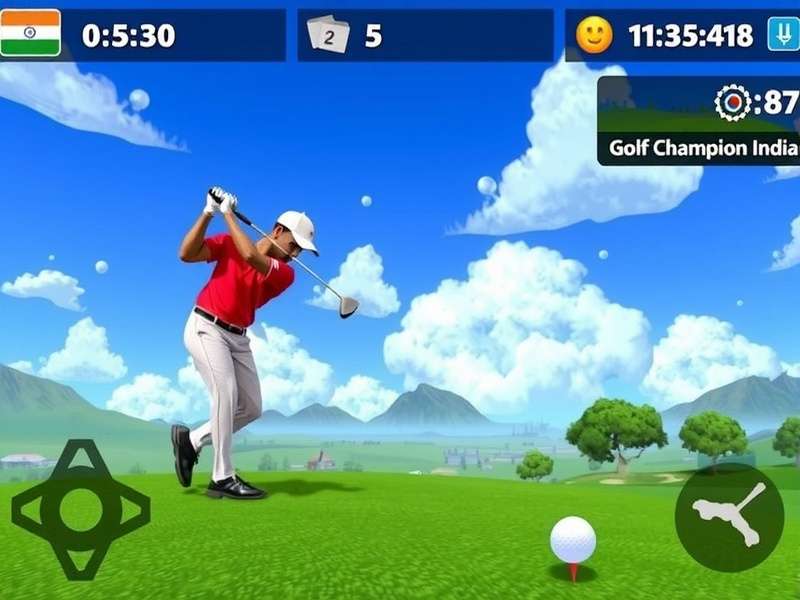 Golf Champion India Game Screenshot